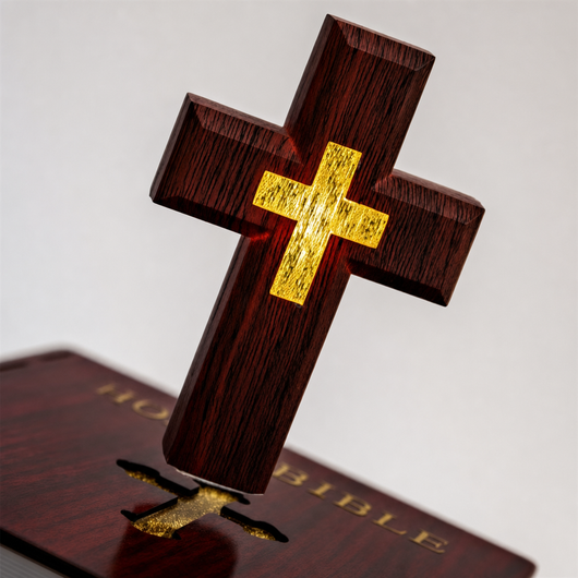 Levitating Cross Lamp